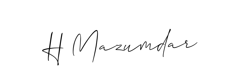 See photos of H Mazumdar official signature by Spectra . Check more albums & portfolios. Read reviews & check more about Allison_Script font. H Mazumdar signature style 2 images and pictures png