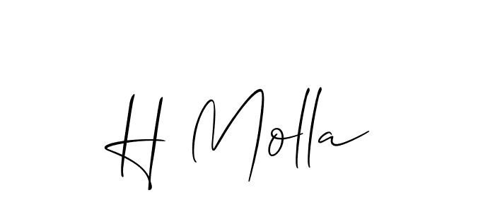 Here are the top 10 professional signature styles for the name H Molla. These are the best autograph styles you can use for your name. H Molla signature style 2 images and pictures png