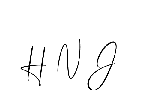 Once you've used our free online signature maker to create your best signature Allison_Script style, it's time to enjoy all of the benefits that H N J name signing documents. H N J signature style 2 images and pictures png