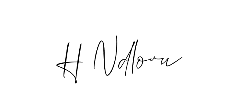 Once you've used our free online signature maker to create your best signature Allison_Script style, it's time to enjoy all of the benefits that H Ndlovu name signing documents. H Ndlovu signature style 2 images and pictures png
