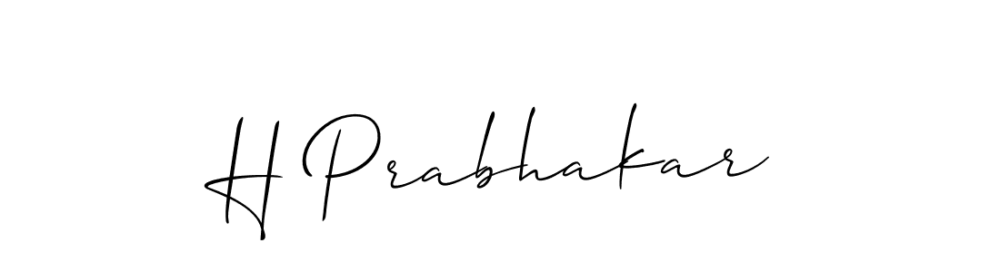 This is the best signature style for the H Prabhakar name. Also you like these signature font (Allison_Script). Mix name signature. H Prabhakar signature style 2 images and pictures png