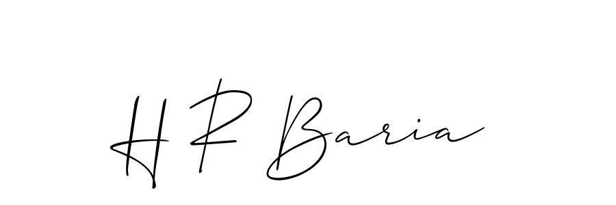 Here are the top 10 professional signature styles for the name H R Baria. These are the best autograph styles you can use for your name. H R Baria signature style 2 images and pictures png