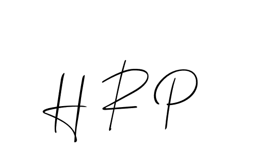 The best way (Allison_Script) to make a short signature is to pick only two or three words in your name. The name H R P include a total of six letters. For converting this name. H R P signature style 2 images and pictures png