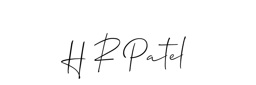 Once you've used our free online signature maker to create your best signature Allison_Script style, it's time to enjoy all of the benefits that H R Patel name signing documents. H R Patel signature style 2 images and pictures png