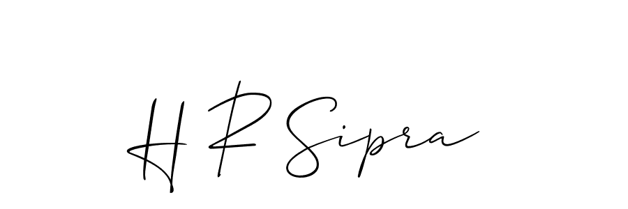 This is the best signature style for the H R Sipra name. Also you like these signature font (Allison_Script). Mix name signature. H R Sipra signature style 2 images and pictures png