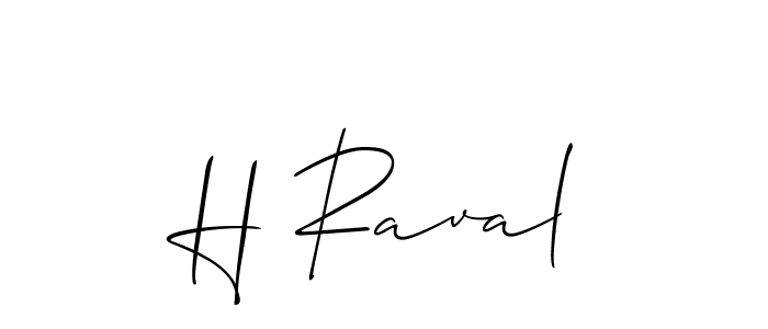 See photos of H Raval official signature by Spectra . Check more albums & portfolios. Read reviews & check more about Allison_Script font. H Raval signature style 2 images and pictures png