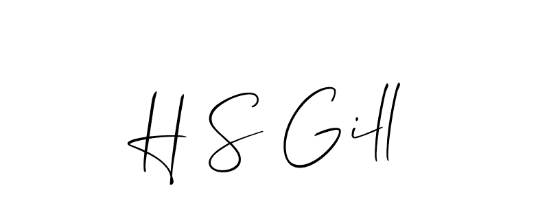 Here are the top 10 professional signature styles for the name H S Gill. These are the best autograph styles you can use for your name. H S Gill signature style 2 images and pictures png