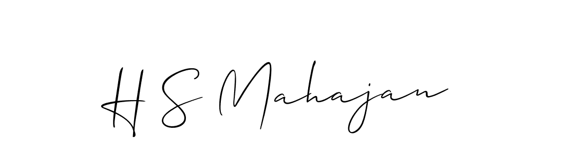 You can use this online signature creator to create a handwritten signature for the name H S Mahajan. This is the best online autograph maker. H S Mahajan signature style 2 images and pictures png