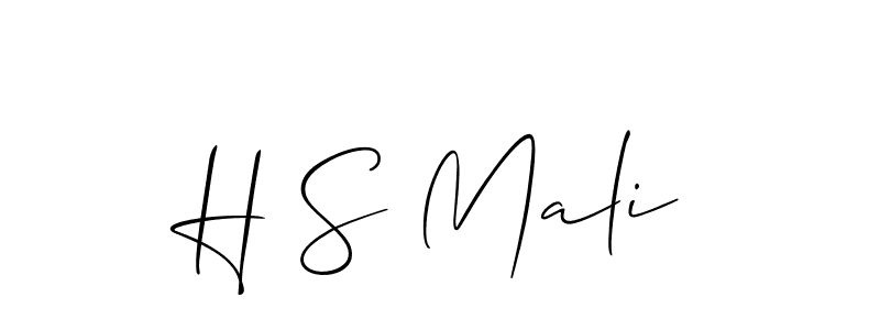 Also You can easily find your signature by using the search form. We will create H S Mali name handwritten signature images for you free of cost using Allison_Script sign style. H S Mali signature style 2 images and pictures png