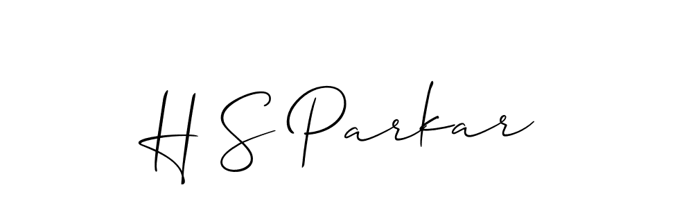 Once you've used our free online signature maker to create your best signature Allison_Script style, it's time to enjoy all of the benefits that H S Parkar name signing documents. H S Parkar signature style 2 images and pictures png