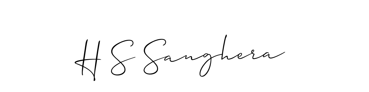 It looks lik you need a new signature style for name H S Sanghera. Design unique handwritten (Allison_Script) signature with our free signature maker in just a few clicks. H S Sanghera signature style 2 images and pictures png