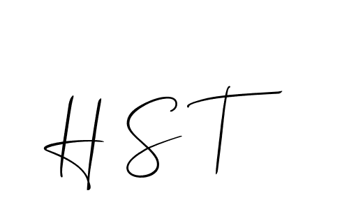 How to make H S T signature? Allison_Script is a professional autograph style. Create handwritten signature for H S T name. H S T signature style 2 images and pictures png