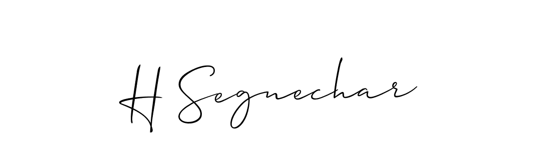 H Segnechar stylish signature style. Best Handwritten Sign (Allison_Script) for my name. Handwritten Signature Collection Ideas for my name H Segnechar. H Segnechar signature style 2 images and pictures png