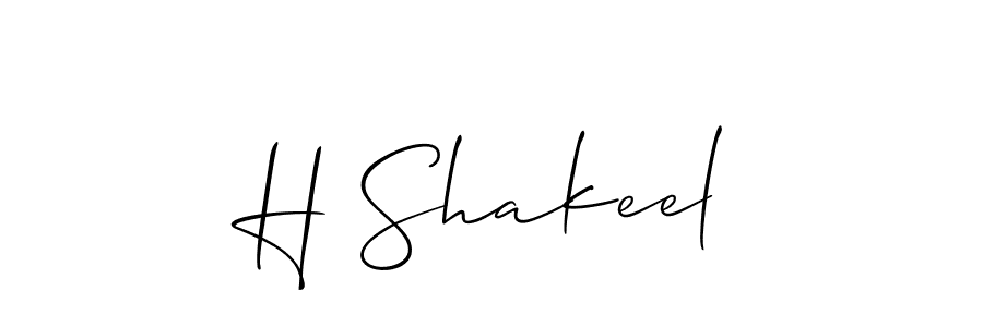 Check out images of Autograph of H Shakeel name. Actor H Shakeel Signature Style. Allison_Script is a professional sign style online. H Shakeel signature style 2 images and pictures png