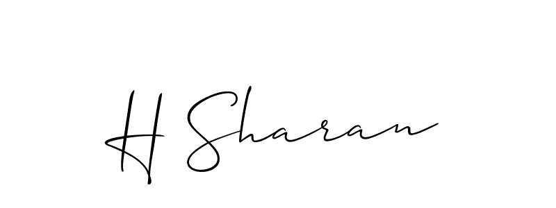 Check out images of Autograph of H Sharan name. Actor H Sharan Signature Style. Allison_Script is a professional sign style online. H Sharan signature style 2 images and pictures png