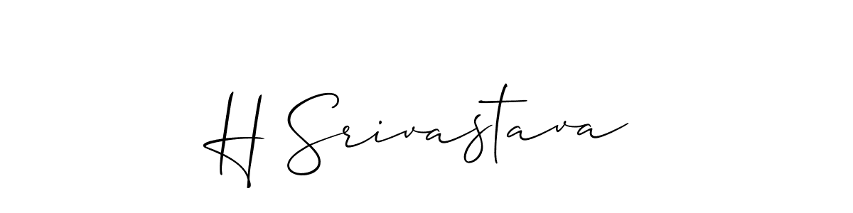 How to Draw H Srivastava signature style? Allison_Script is a latest design signature styles for name H Srivastava. H Srivastava signature style 2 images and pictures png