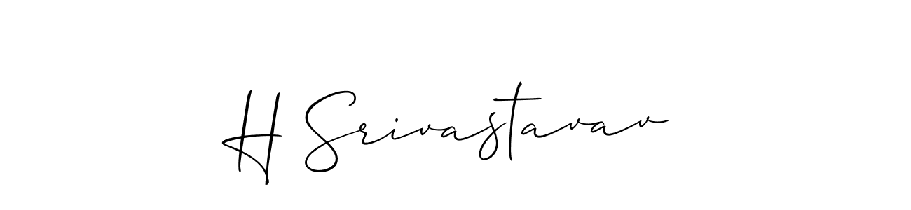 You can use this online signature creator to create a handwritten signature for the name H Srivastavav. This is the best online autograph maker. H Srivastavav signature style 2 images and pictures png