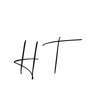 How to make H T signature? Allison_Script is a professional autograph style. Create handwritten signature for H T name. H T signature style 2 images and pictures png