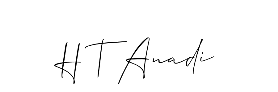 This is the best signature style for the H T Anadi name. Also you like these signature font (Allison_Script). Mix name signature. H T Anadi signature style 2 images and pictures png