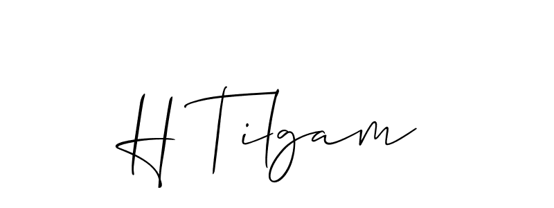 Once you've used our free online signature maker to create your best signature Allison_Script style, it's time to enjoy all of the benefits that H Tilgam name signing documents. H Tilgam signature style 2 images and pictures png