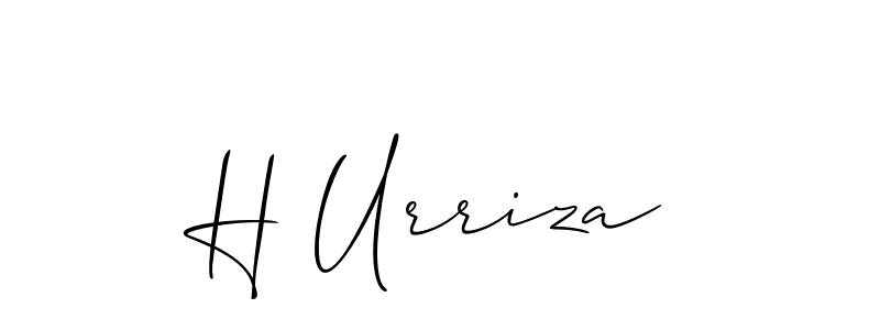 It looks lik you need a new signature style for name H Urriza. Design unique handwritten (Allison_Script) signature with our free signature maker in just a few clicks. H Urriza signature style 2 images and pictures png