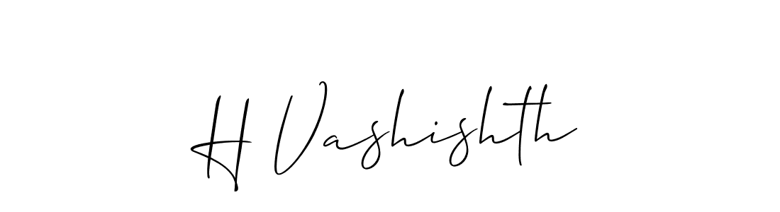 Best and Professional Signature Style for H Vashishth. Allison_Script Best Signature Style Collection. H Vashishth signature style 2 images and pictures png