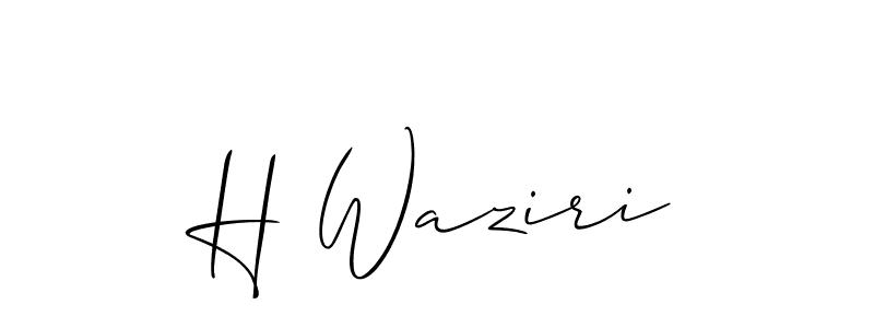 Once you've used our free online signature maker to create your best signature Allison_Script style, it's time to enjoy all of the benefits that H Waziri name signing documents. H Waziri signature style 2 images and pictures png