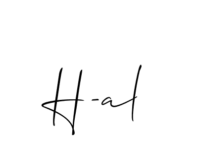 This is the best signature style for the H-al name. Also you like these signature font (Allison_Script). Mix name signature. H-al signature style 2 images and pictures png