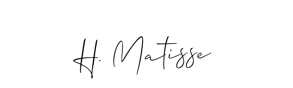 Once you've used our free online signature maker to create your best signature Allison_Script style, it's time to enjoy all of the benefits that H. Matisse name signing documents. H. Matisse signature style 2 images and pictures png