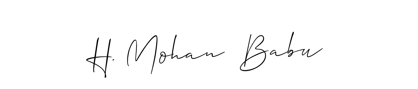 Here are the top 10 professional signature styles for the name H. Mohan  Babu. These are the best autograph styles you can use for your name. H. Mohan  Babu signature style 2 images and pictures png
