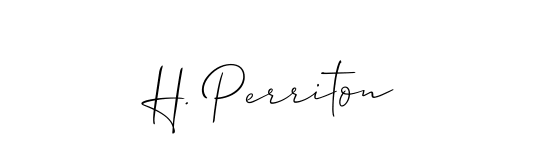 It looks lik you need a new signature style for name H. Perriton. Design unique handwritten (Allison_Script) signature with our free signature maker in just a few clicks. H. Perriton signature style 2 images and pictures png