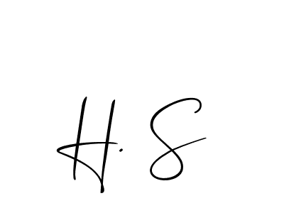 Best and Professional Signature Style for H. S. Allison_Script Best Signature Style Collection. H. S signature style 2 images and pictures png