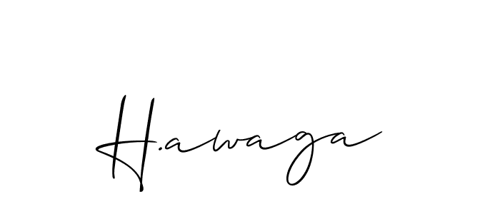 Also You can easily find your signature by using the search form. We will create H.awaga name handwritten signature images for you free of cost using Allison_Script sign style. H.awaga signature style 2 images and pictures png