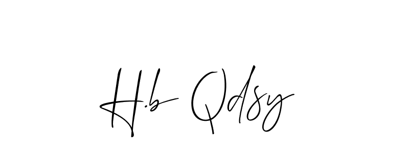 How to Draw H.b Qdsy signature style? Allison_Script is a latest design signature styles for name H.b Qdsy. H.b Qdsy signature style 2 images and pictures png