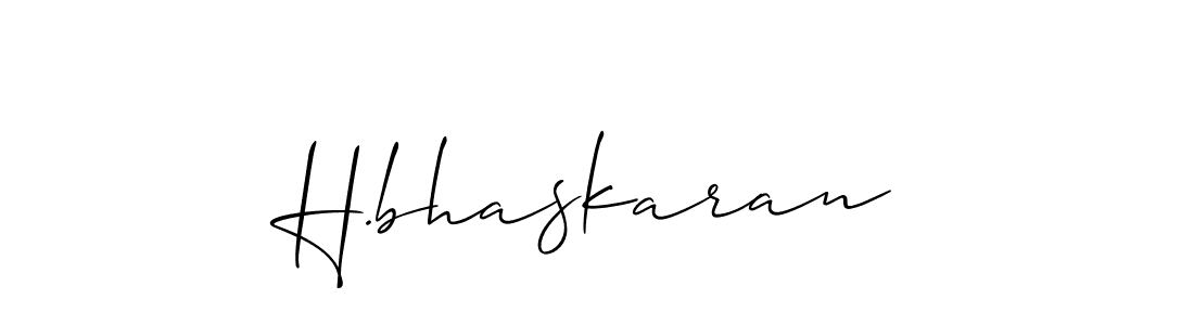 Similarly Allison_Script is the best handwritten signature design. Signature creator online .You can use it as an online autograph creator for name H.bhaskaran. H.bhaskaran signature style 2 images and pictures png