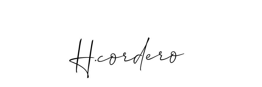 You can use this online signature creator to create a handwritten signature for the name H.cordero. This is the best online autograph maker. H.cordero signature style 2 images and pictures png