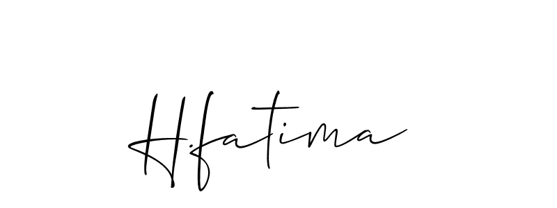 H.fatima stylish signature style. Best Handwritten Sign (Allison_Script) for my name. Handwritten Signature Collection Ideas for my name H.fatima. H.fatima signature style 2 images and pictures png