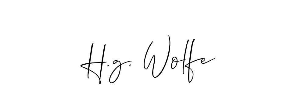 Once you've used our free online signature maker to create your best signature Allison_Script style, it's time to enjoy all of the benefits that H.g. Wolfe name signing documents. H.g. Wolfe signature style 2 images and pictures png