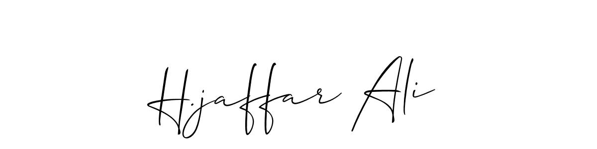 See photos of H.jaffar Ali official signature by Spectra . Check more albums & portfolios. Read reviews & check more about Allison_Script font. H.jaffar Ali signature style 2 images and pictures png