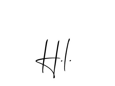 Check out images of Autograph of H.l. name. Actor H.l. Signature Style. Allison_Script is a professional sign style online. H.l. signature style 2 images and pictures png