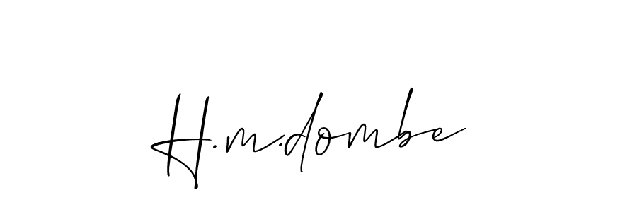 Here are the top 10 professional signature styles for the name H.m.dombe. These are the best autograph styles you can use for your name. H.m.dombe signature style 2 images and pictures png