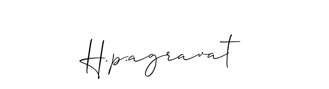H.p.agravat stylish signature style. Best Handwritten Sign (Allison_Script) for my name. Handwritten Signature Collection Ideas for my name H.p.agravat. H.p.agravat signature style 2 images and pictures png