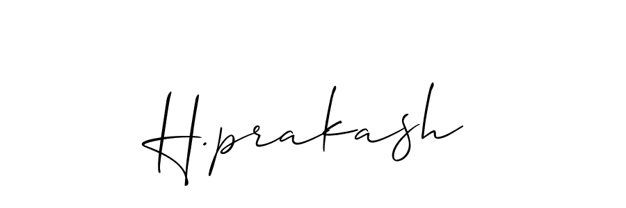 It looks lik you need a new signature style for name H.prakash. Design unique handwritten (Allison_Script) signature with our free signature maker in just a few clicks. H.prakash signature style 2 images and pictures png