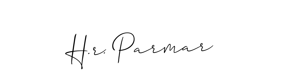 This is the best signature style for the H.r. Parmar name. Also you like these signature font (Allison_Script). Mix name signature. H.r. Parmar signature style 2 images and pictures png