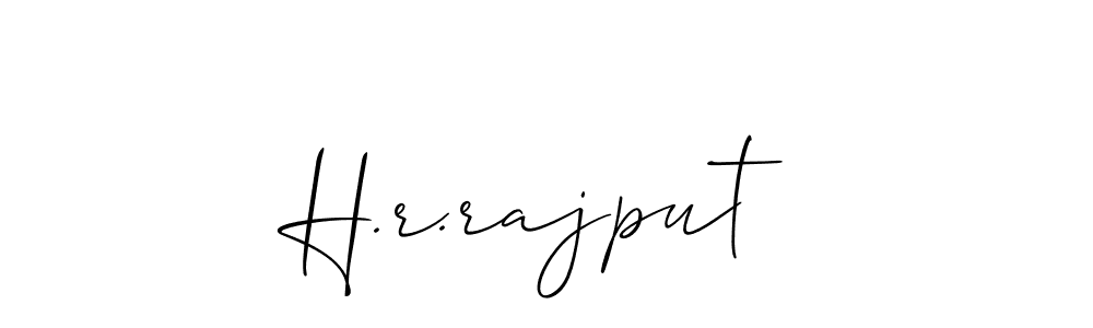Check out images of Autograph of H.r.rajput name. Actor H.r.rajput Signature Style. Allison_Script is a professional sign style online. H.r.rajput signature style 2 images and pictures png
