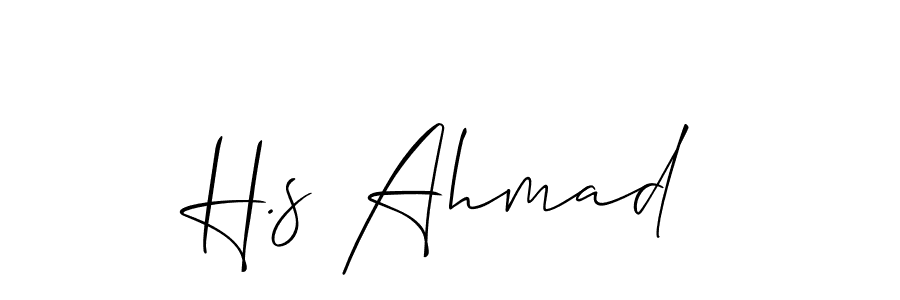 Here are the top 10 professional signature styles for the name H.s Ahmad. These are the best autograph styles you can use for your name. H.s Ahmad signature style 2 images and pictures png