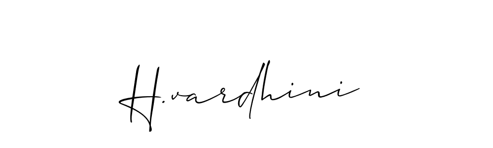 It looks lik you need a new signature style for name H.vardhini. Design unique handwritten (Allison_Script) signature with our free signature maker in just a few clicks. H.vardhini signature style 2 images and pictures png