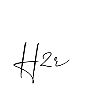 Create a beautiful signature design for name H2r. With this signature (Allison_Script) fonts, you can make a handwritten signature for free. H2r signature style 2 images and pictures png