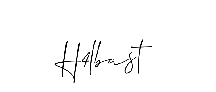 Also we have H4lbast name is the best signature style. Create professional handwritten signature collection using Allison_Script autograph style. H4lbast signature style 2 images and pictures png