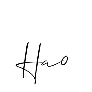 It looks lik you need a new signature style for name Ha0. Design unique handwritten (Allison_Script) signature with our free signature maker in just a few clicks. Ha0 signature style 2 images and pictures png